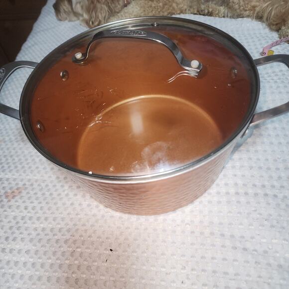 GOTHAM HAMMERED COPPER 1.5 QT SAUCE PAN - Picture 6 of 6